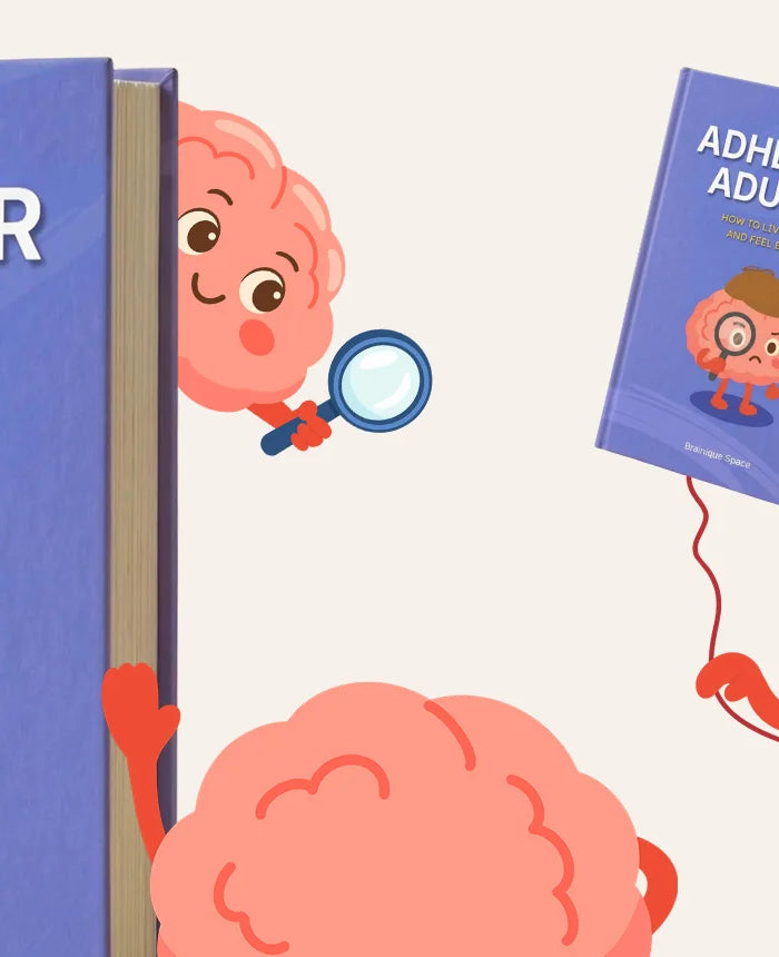 Book A Mini-guide for  adults with ADHD with illustrations