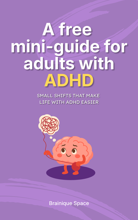 A Free Mini-guide for Adults with ADHD